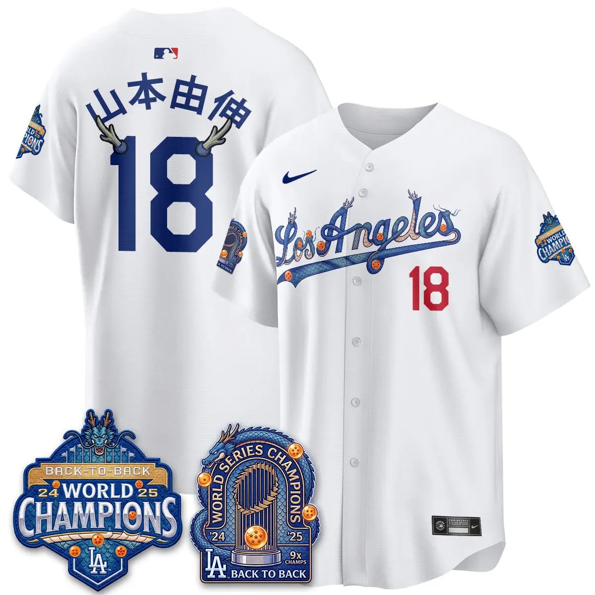 LAD x DB Night 2026 Vapor Jersey - Stitched by Los Angeles Dodgers