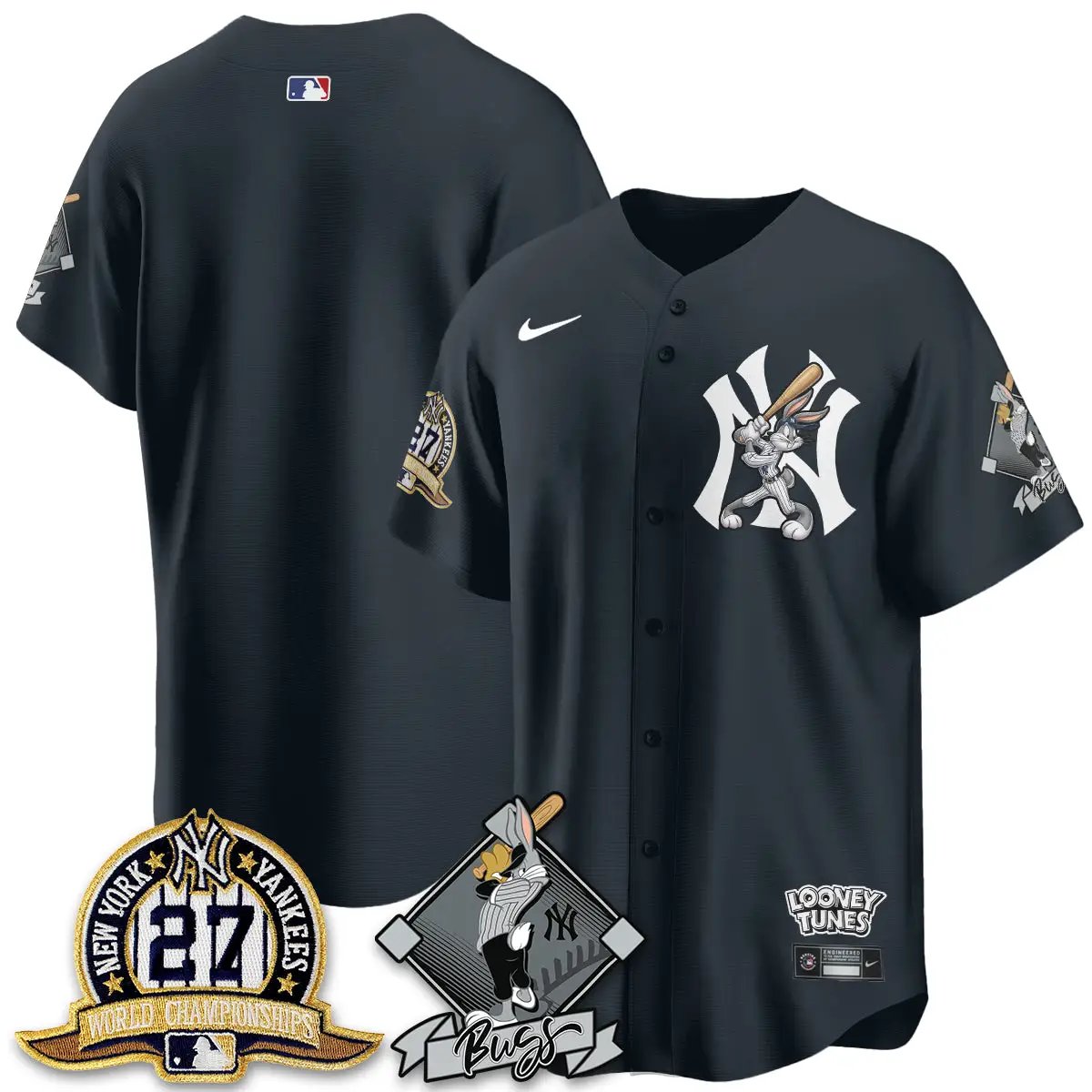 NYY Bunny Vapor Limited Jersey V2- Stitched by New York Yankees