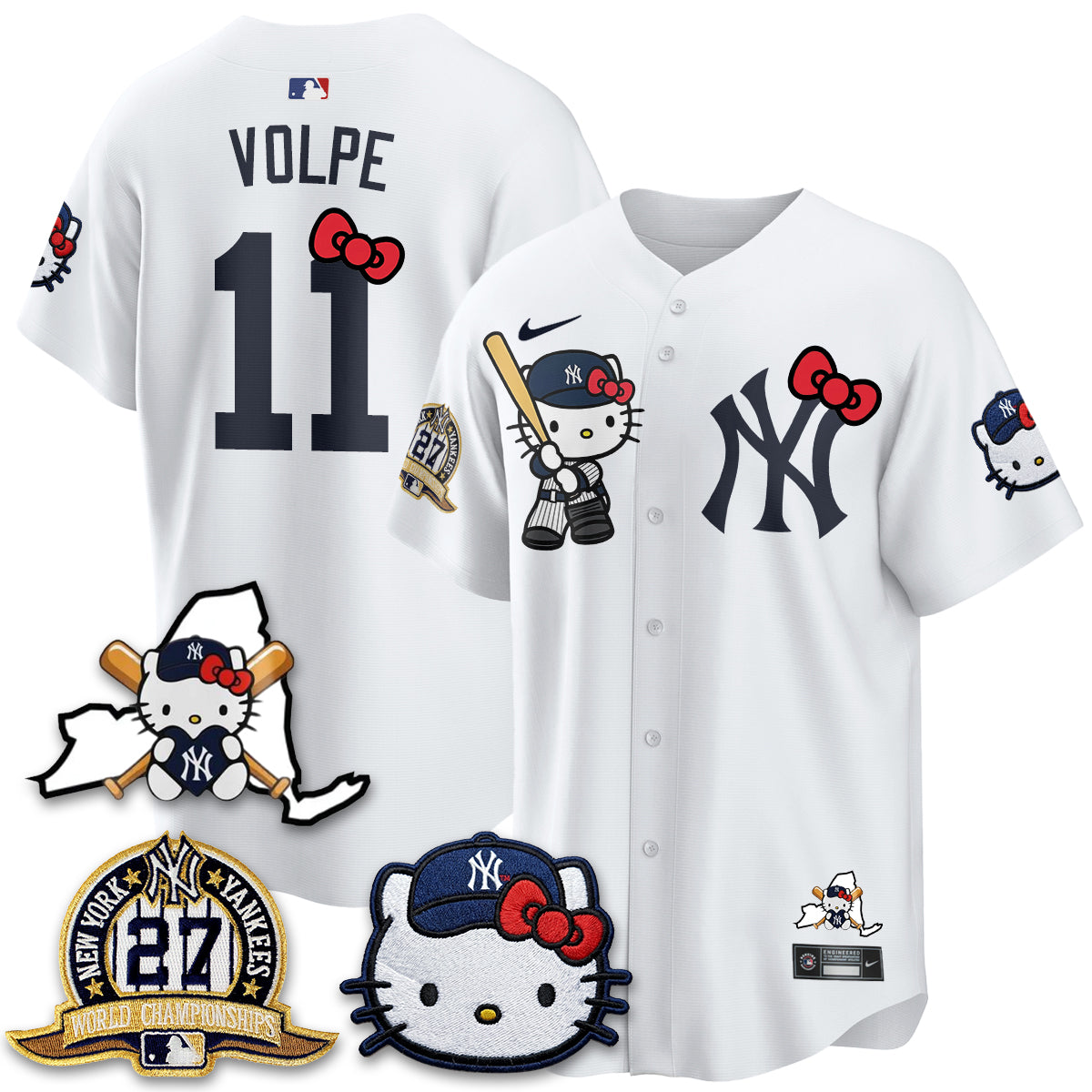 NYY Meow KT 2026 Vapor Limited Jersey - All Stitched by New York Yankees