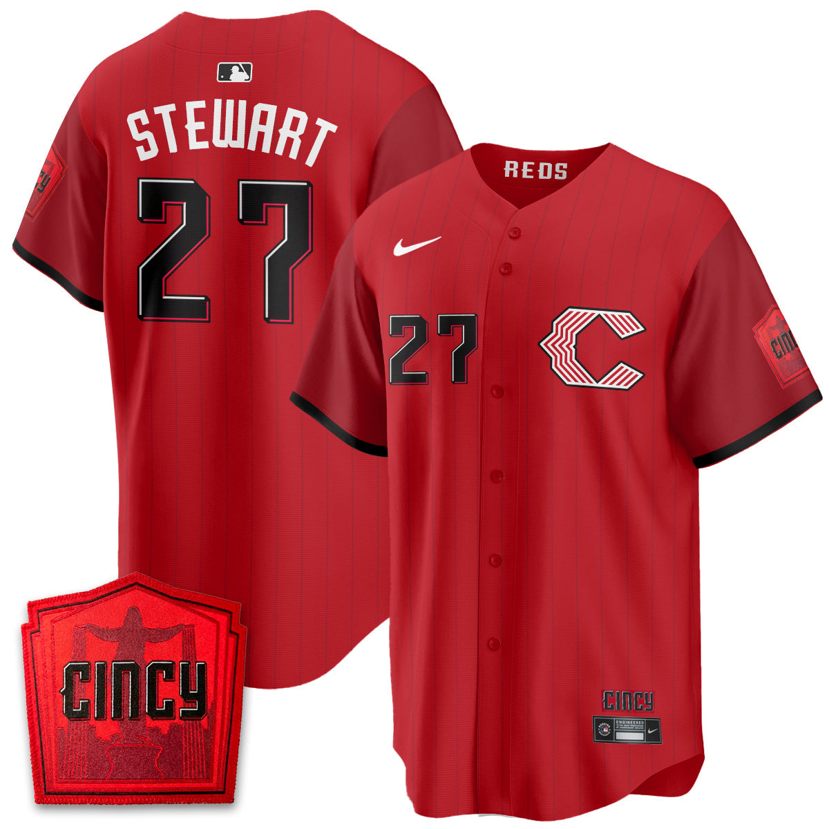 CIN 2026 City Connect Limited Premier Vapor Jersey - All Stitched by Cincinnati Reds