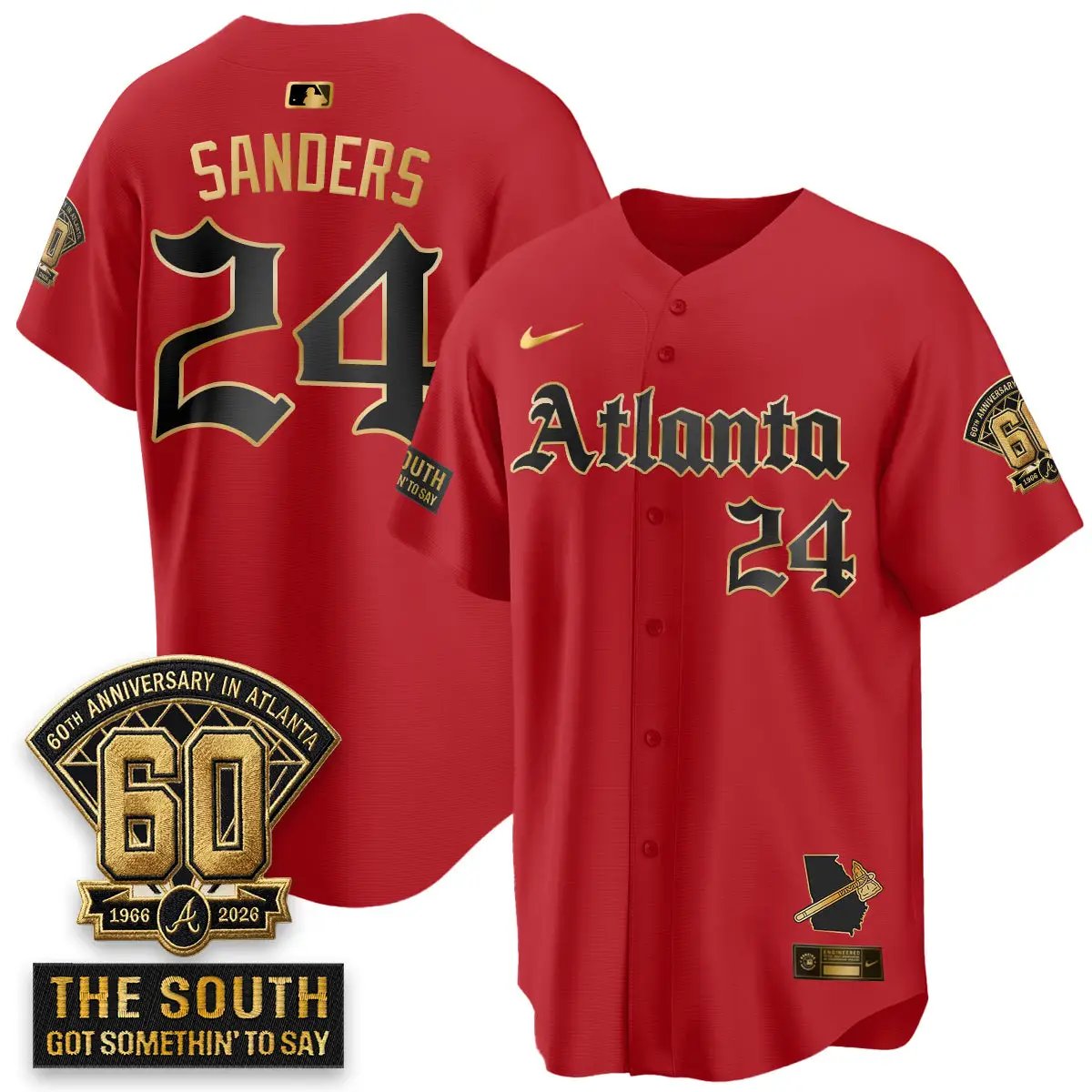 ATL 2026 Gothic Edition Vapor Limited Jersey - All Stitched V2 by Atlanta Braves