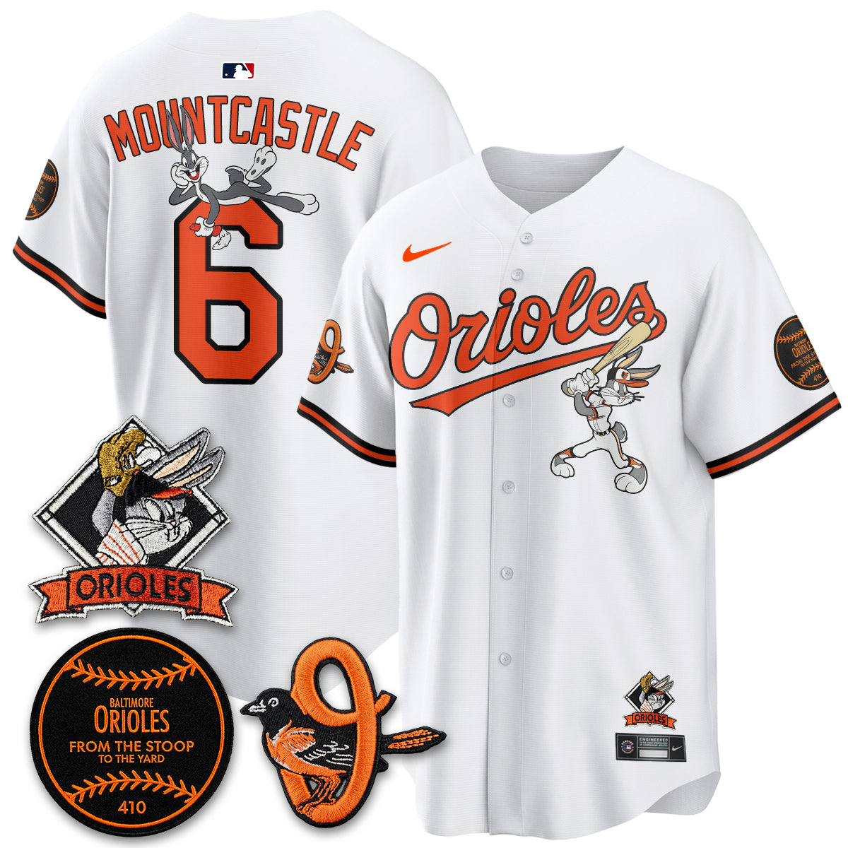 BAL x Bunny Vapor Premier Limited Jersey - Stitched by Baltimore Orioles