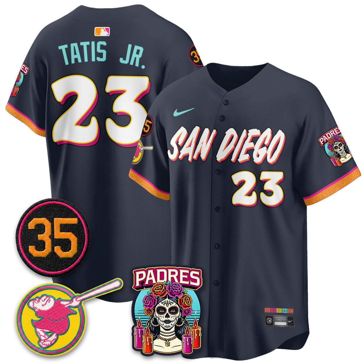 SD 2026 City Connect Vapor Premier Limited Jersey - All Stitched V2 by San Diego Padres
