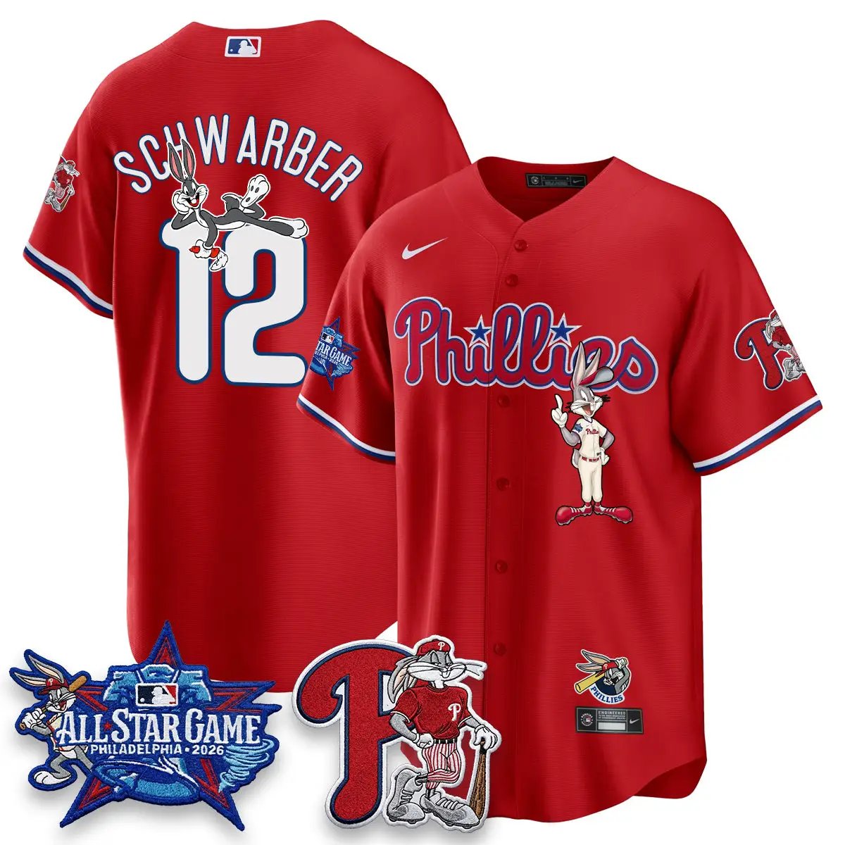 Philadelphia Phillies x Bunny Vapor Premier Limited Jersey - Stitched by Philadelphia Phillies