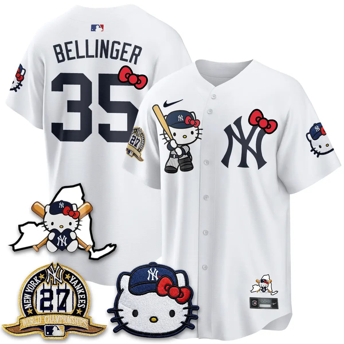 NYY Meow KT 2026 Vapor Limited Jersey - All Stitched by New York Yankees