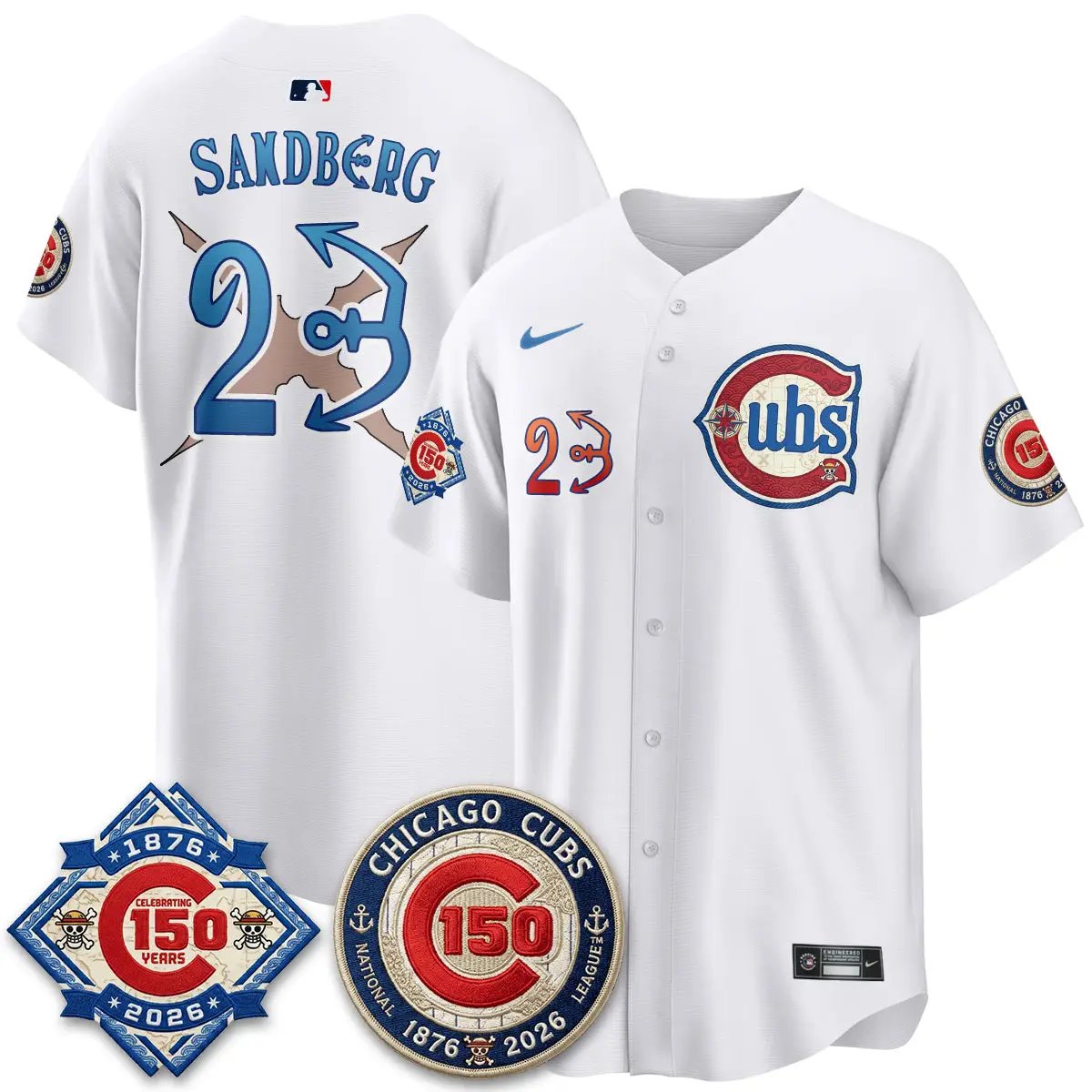 CHC x Japanese Cartoon Limited Jersey - Stitched by Chicago Cubs