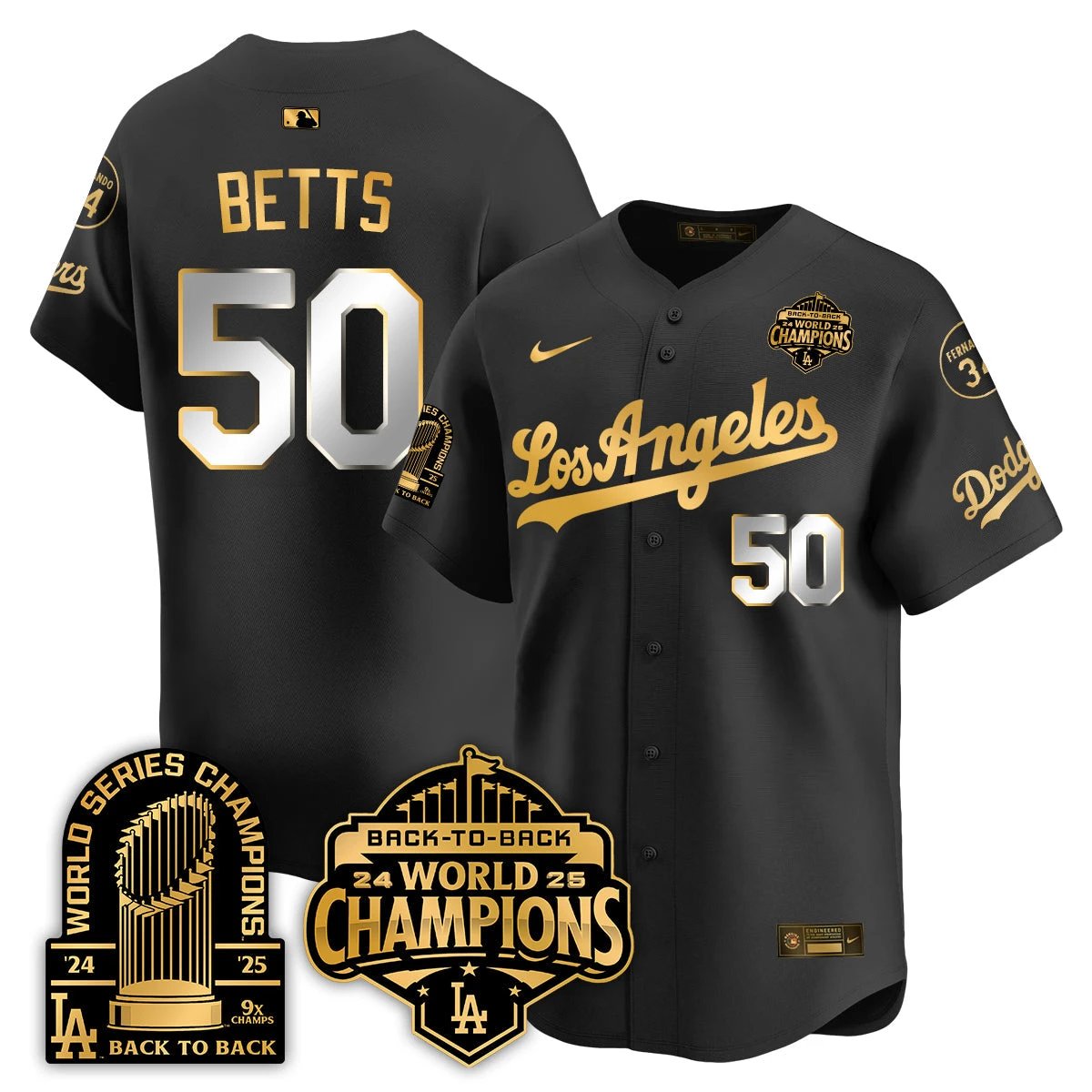 LAD Alternate Vapor Limited Jersey - 9x Champs - All Stitched by Los Angeles Dodgers