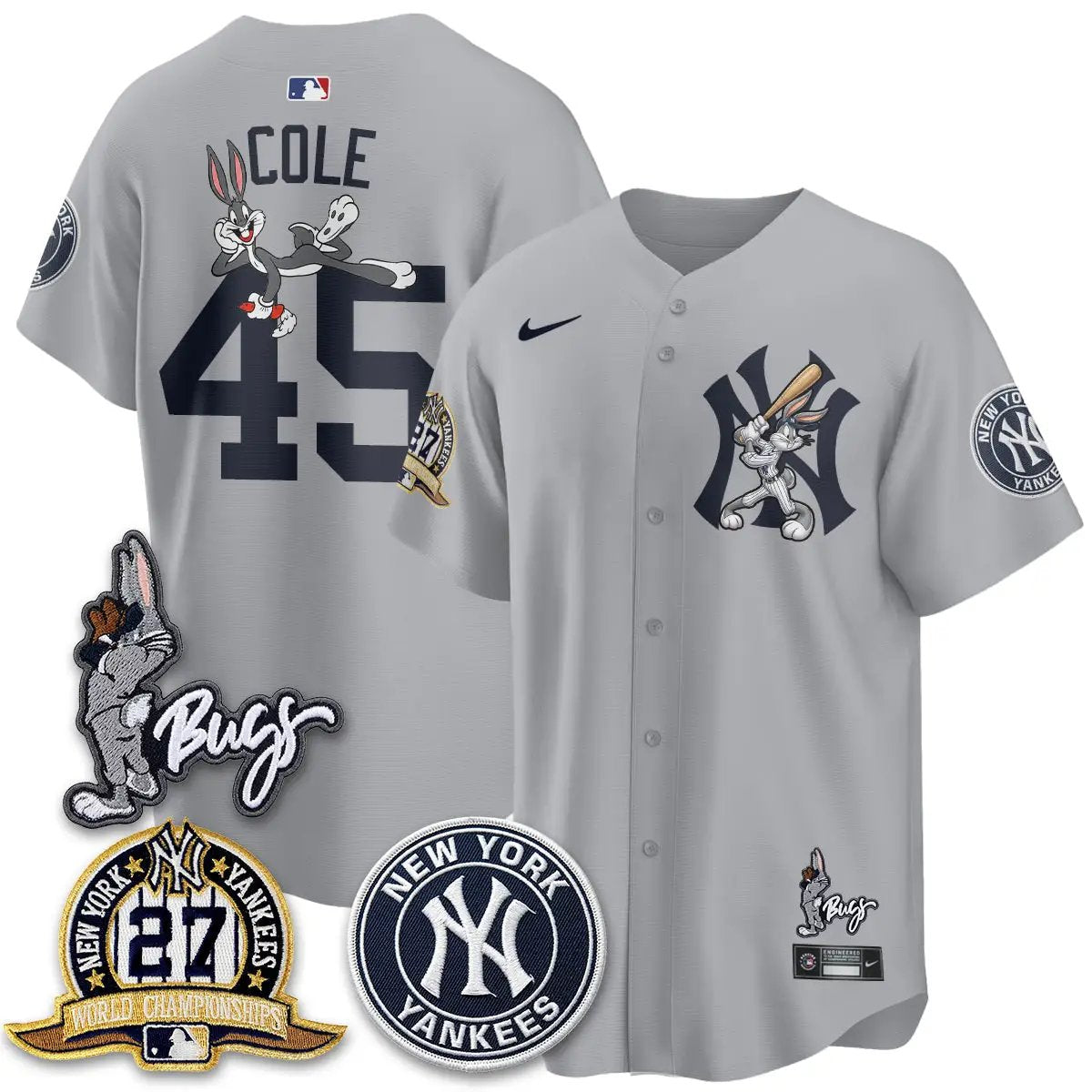 NYY Bunny Vapor Limited Jersey - All Stitched by New York Yankees