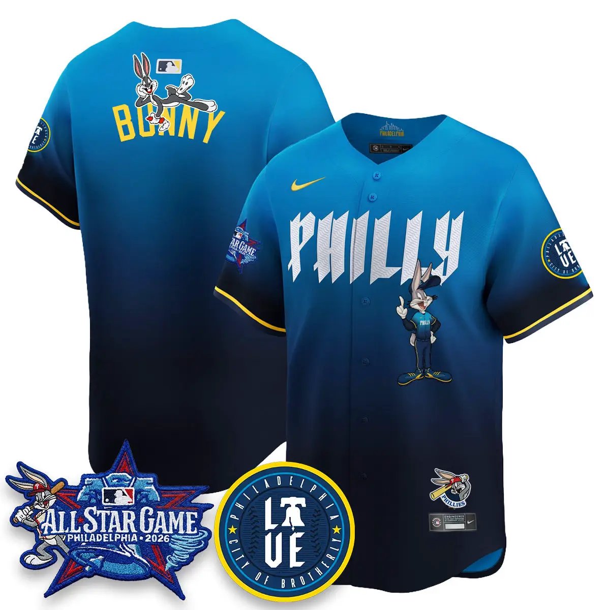 Philadelphia Phillies x Bunny Vapor Premier Limited Jersey - Stitched by Philadelphia Phillies