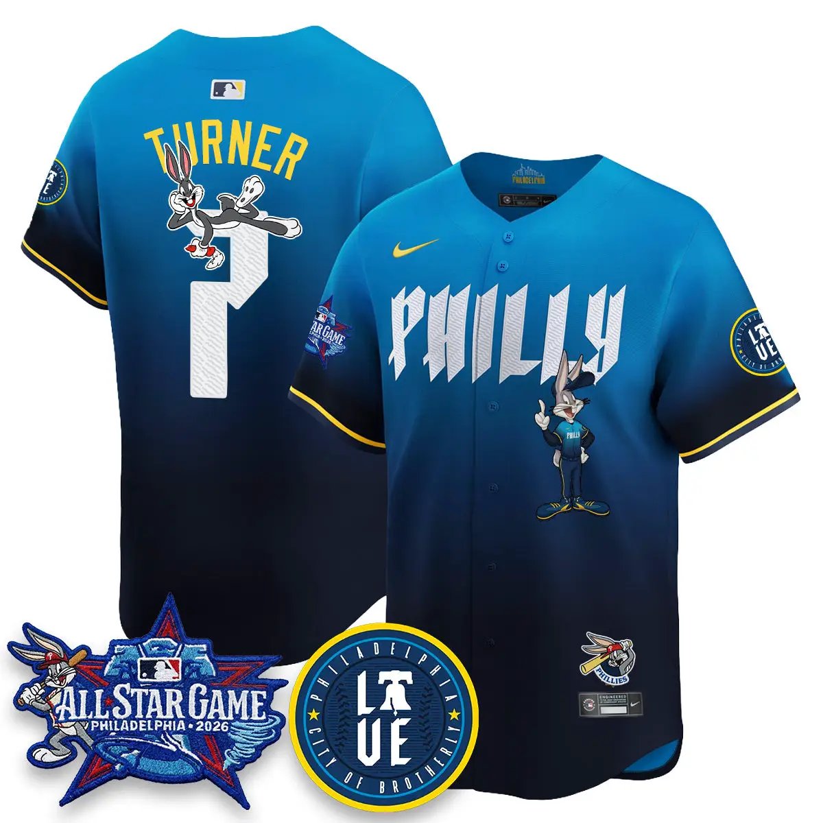 Philadelphia Phillies x Bunny Vapor Premier Limited Jersey - Stitched by Philadelphia Phillies