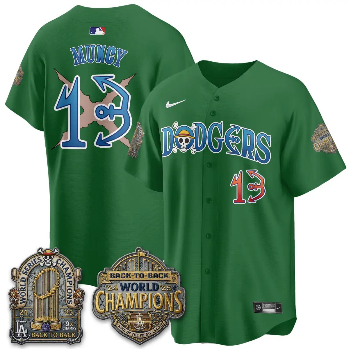 LAD Japanese Cartoon Vapor Limited Jersey - Stitched by Los Angeles Dodgers