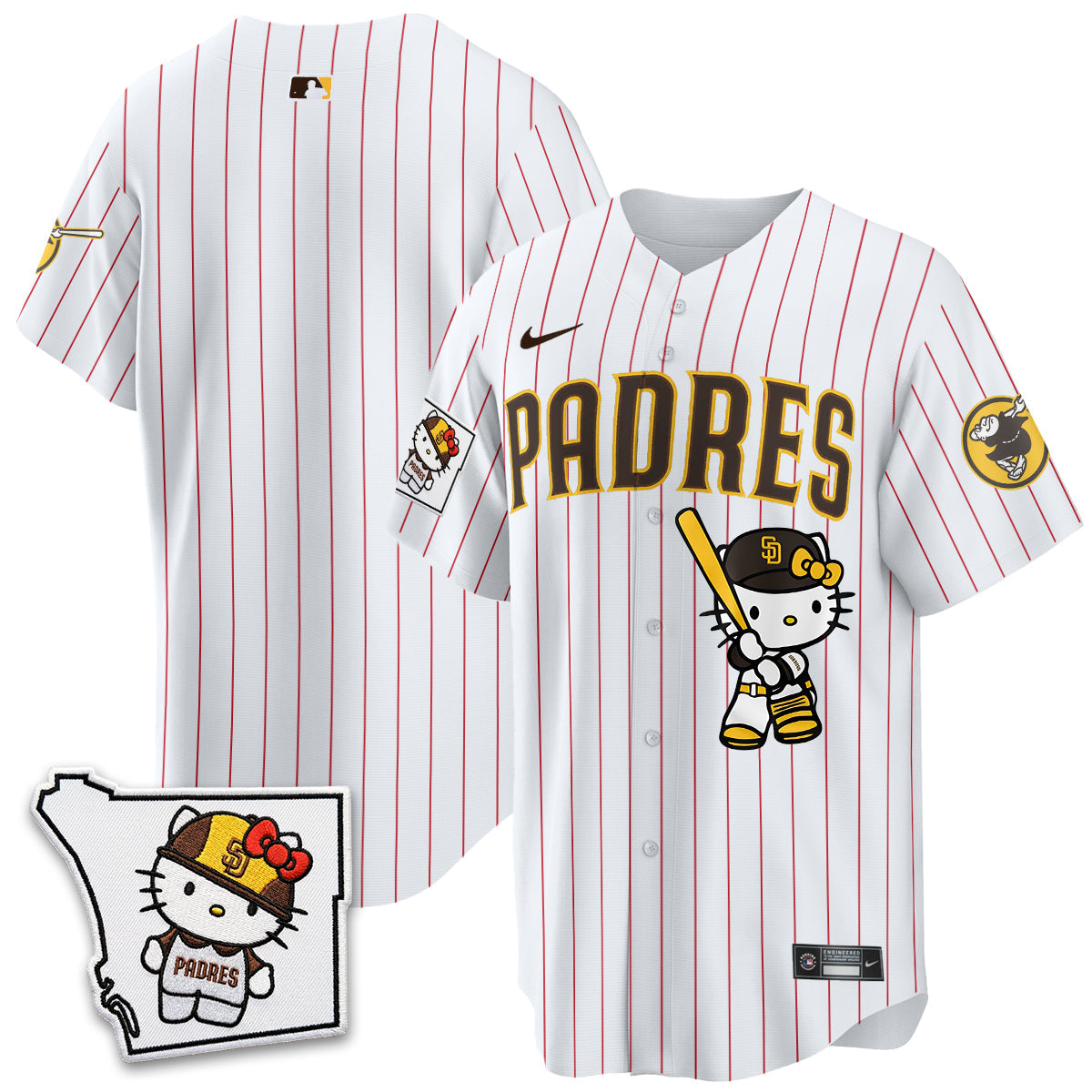 San Diego Padres x Meow KT Vapor Limited Jersey - All Stitched V2 by San Diego Padres