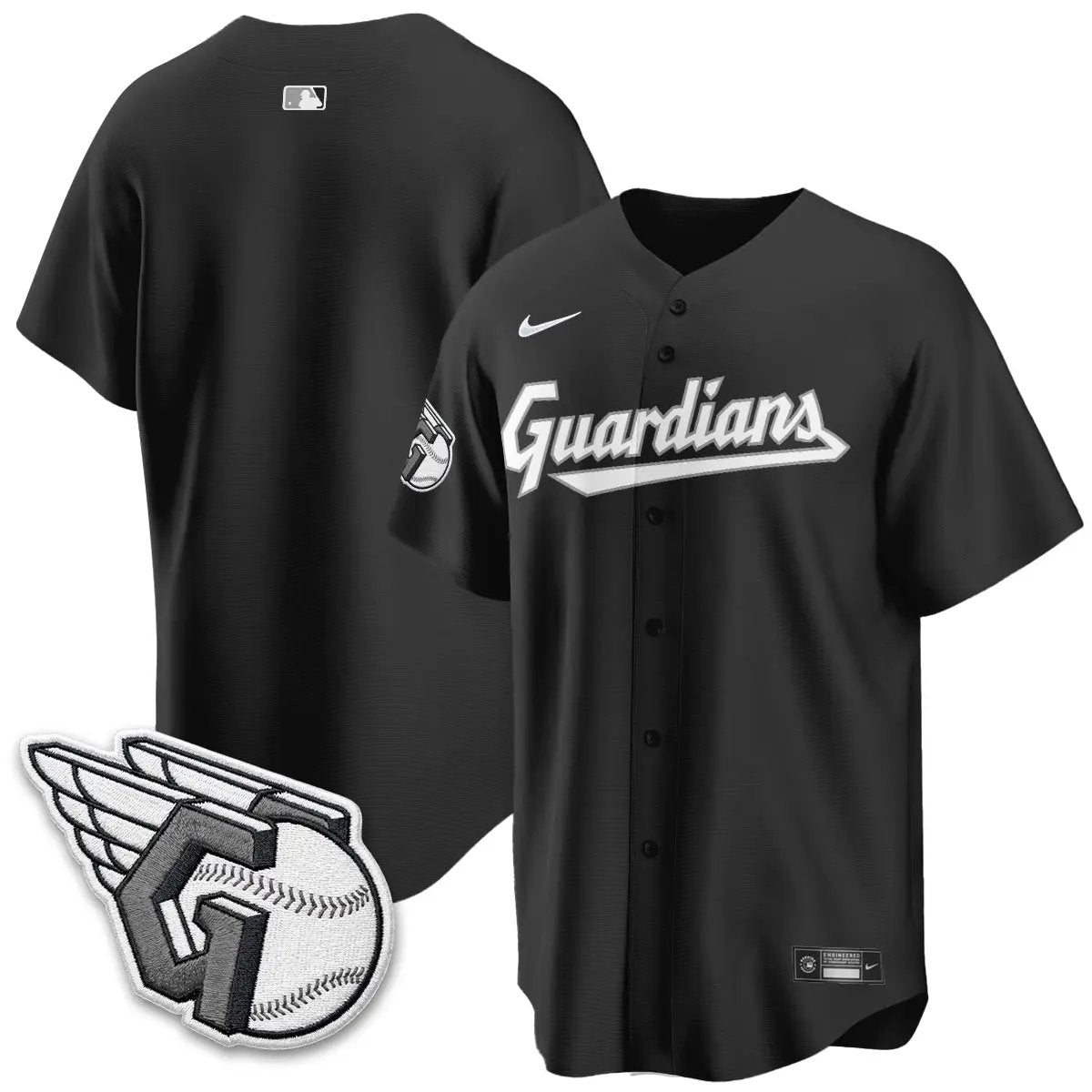 CLE 2026 Black Out Style Limited Vapor Jersey - All Stitched by Cleveland Guardians