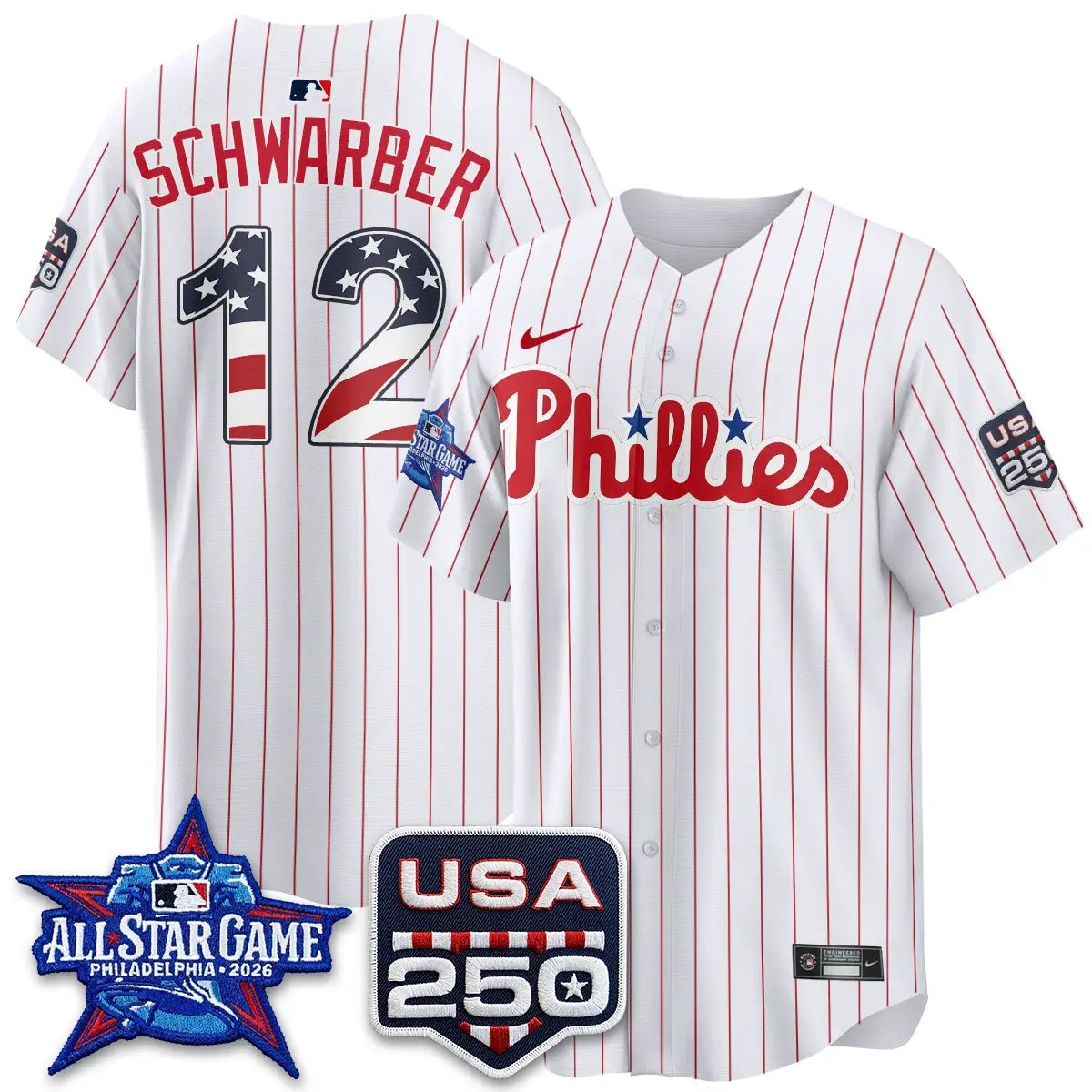 PHI 2026 All Star Edition Vapor Jersey - Stitched by Philadelphia Phillies