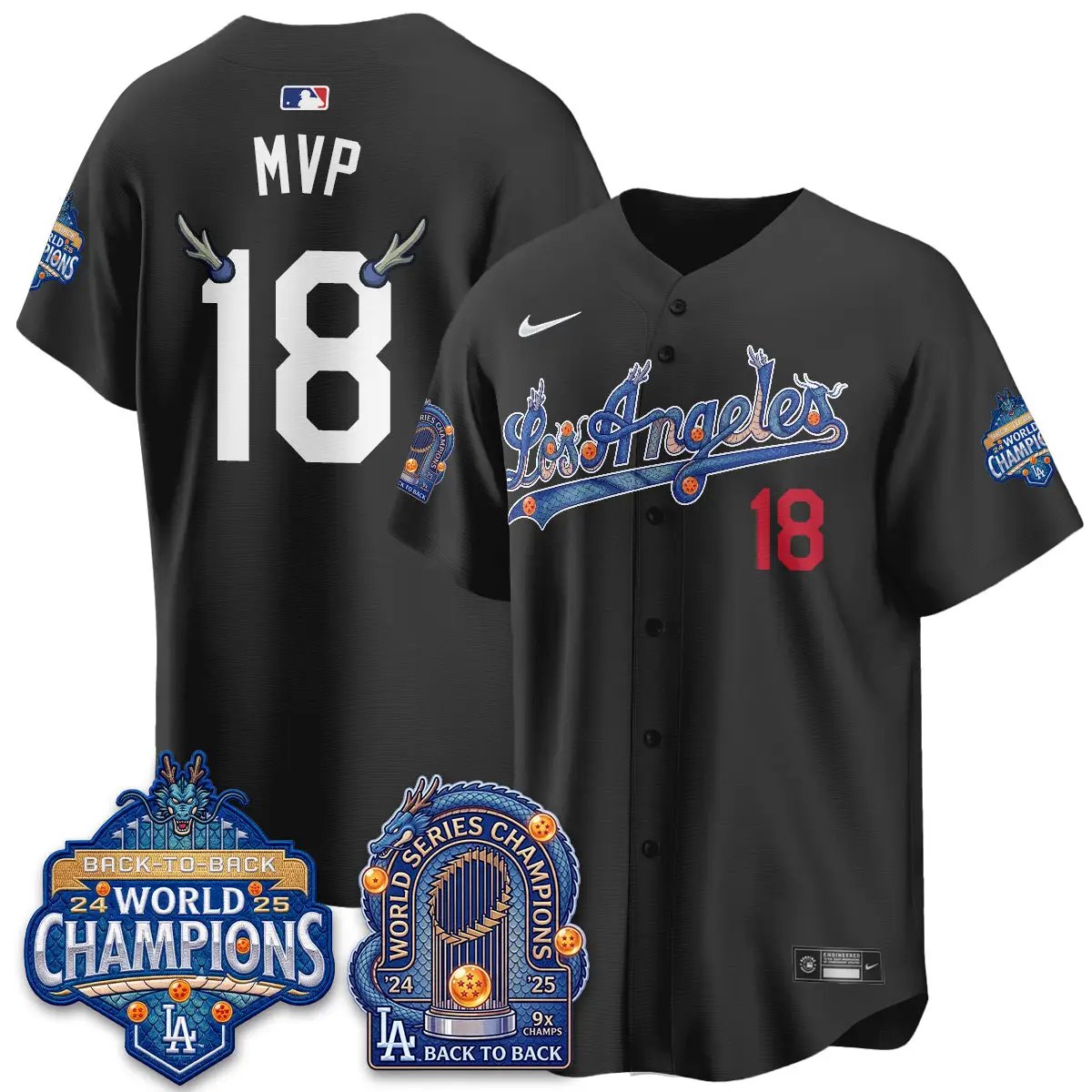 LAD x DB Night 2026 Vapor Jersey - Stitched by Los Angeles Dodgers