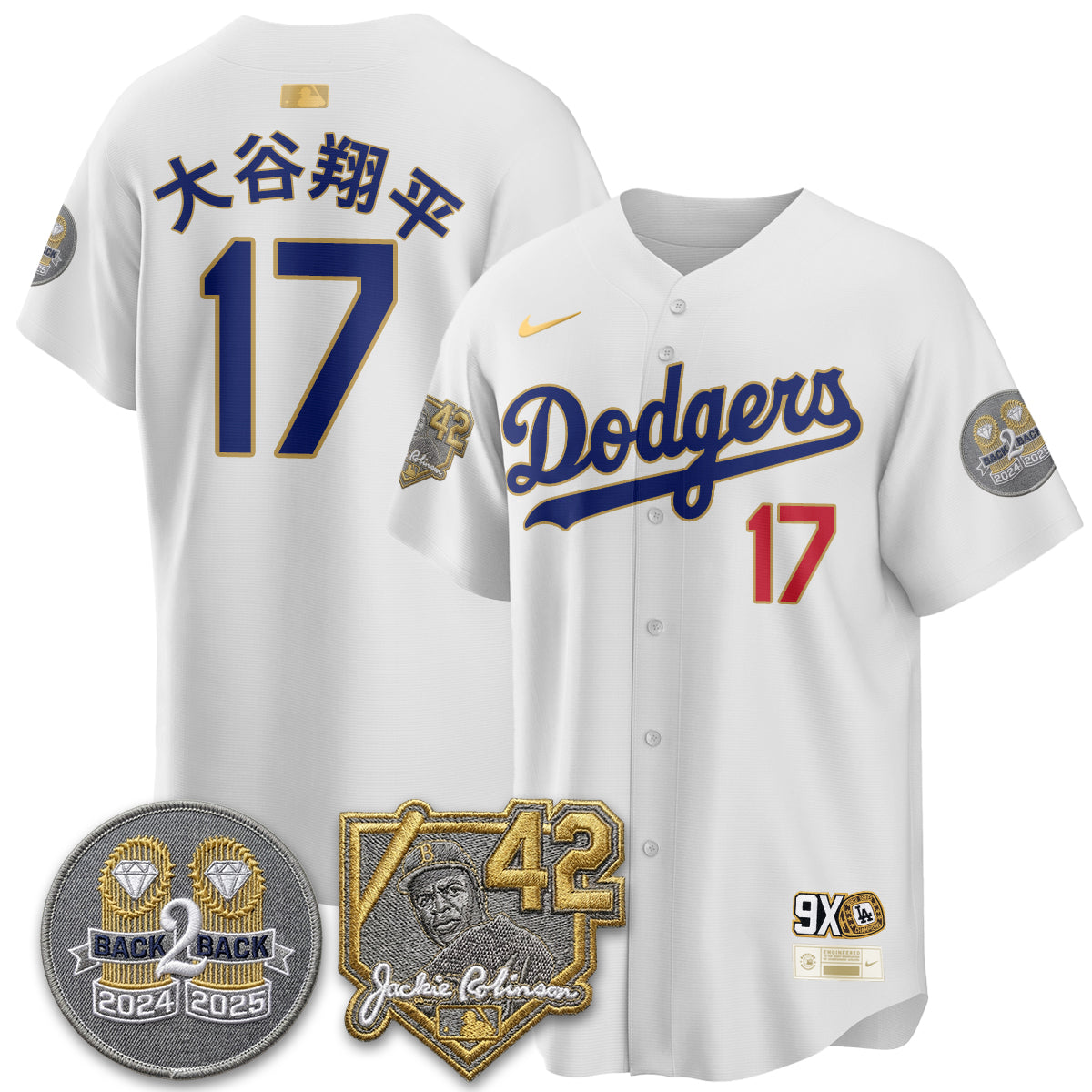 Los Angeles Dodgers - 2026 Jackie Robinson Day Vapor Limited Jersey - All Stitched by Los Angeles Dodgers