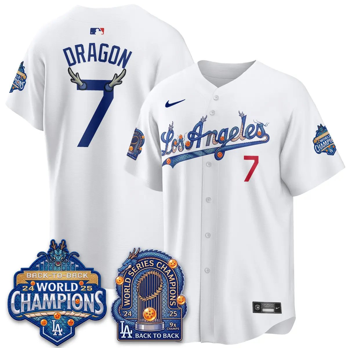 LAD x DB Night 2026 Vapor Jersey - Stitched by Los Angeles Dodgers