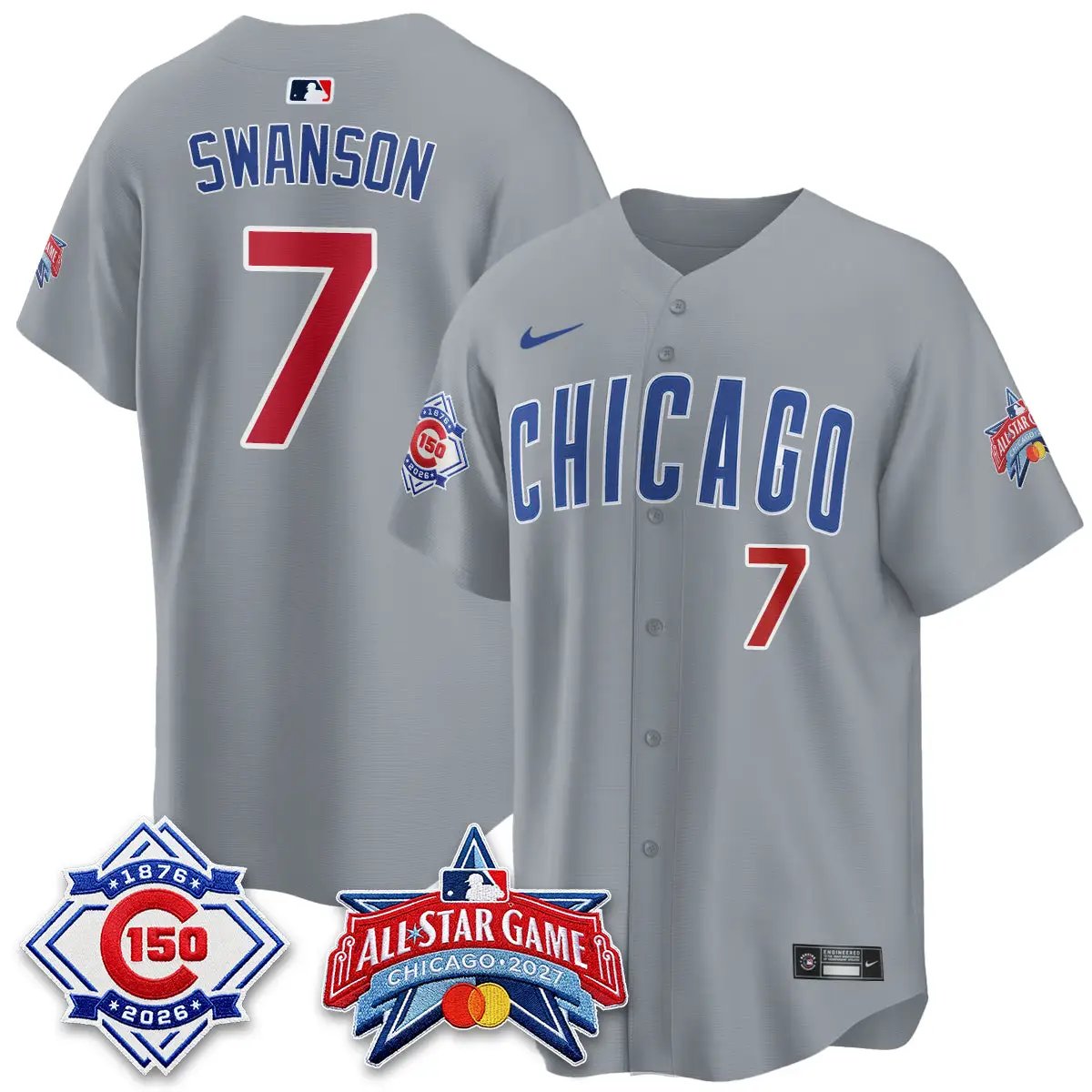 CHC 2027 All Star Game Vapor Limited Jersey - Stitched by Chicago Cubs