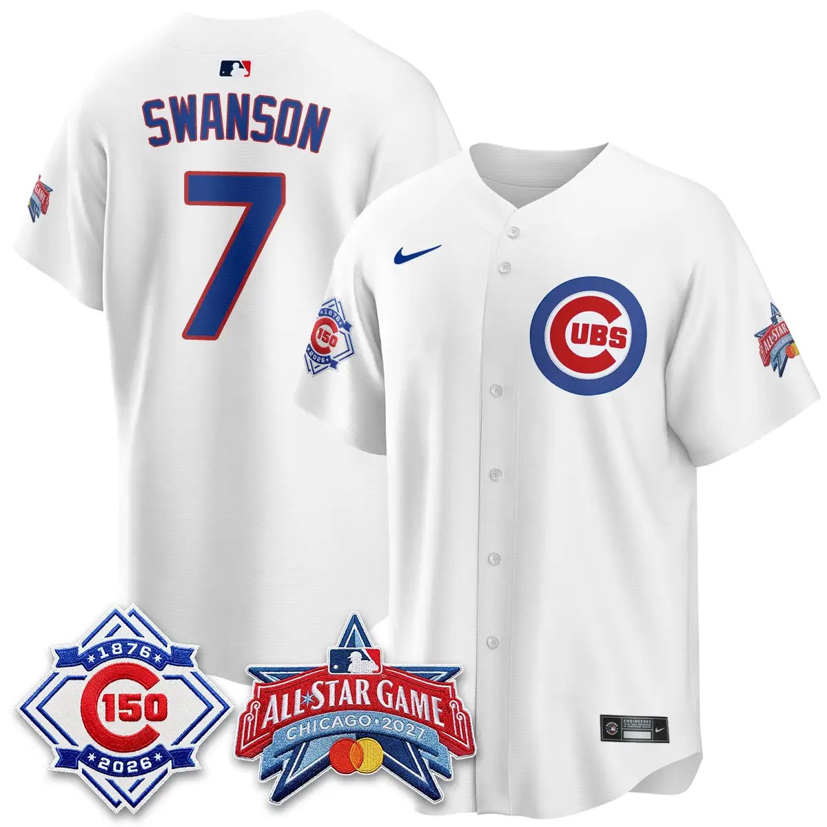 CHC 2027 All Star Game Vapor Limited Jersey - Stitched by Chicago Cubs