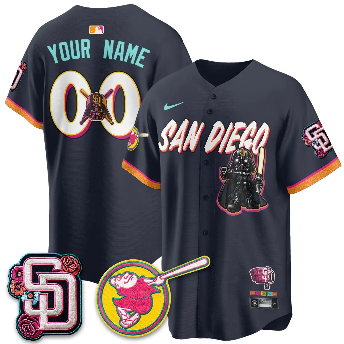 San Diego Padres x SW 2026 Vapor Limited Custom Jersey - Stitched by San Diego Padres
