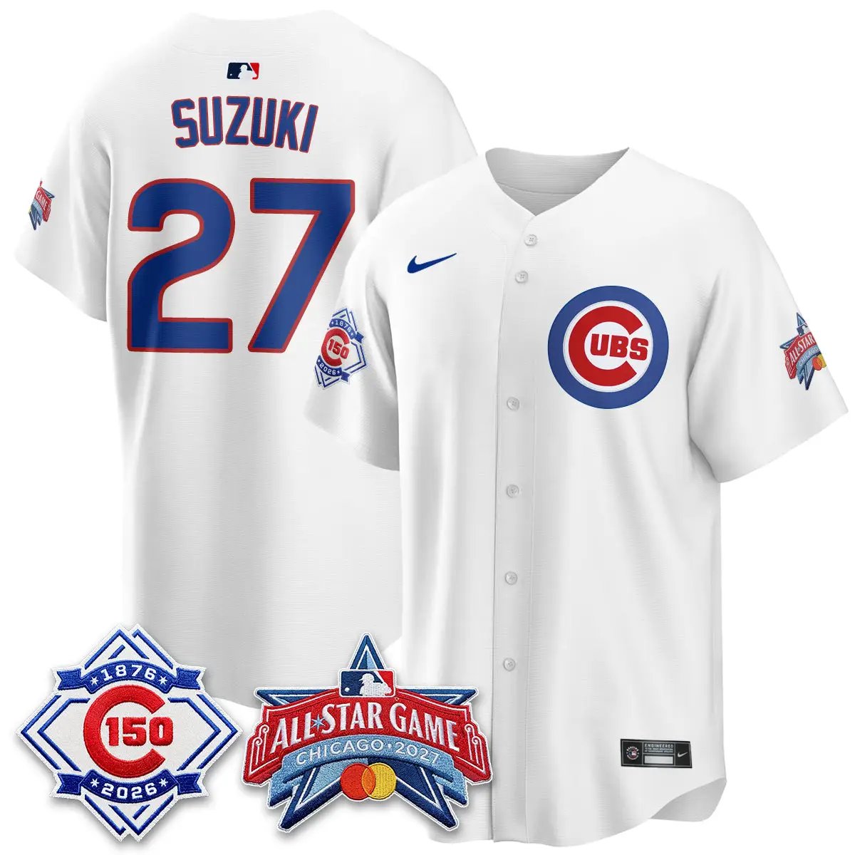 CHC 2027 All Star Game Vapor Limited Jersey - Stitched by Chicago Cubs