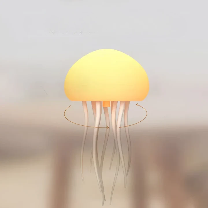 JellyJive - Lamp with dancing jellyfish Bowlift by Bowlift