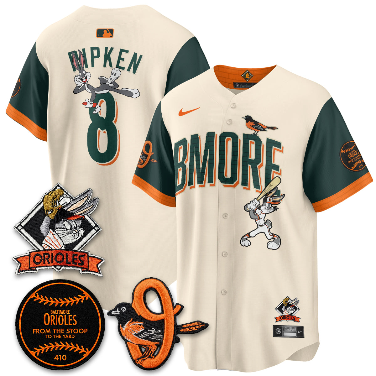 BAL x Bunny Vapor Premier Limited Jersey - Stitched by Baltimore Orioles