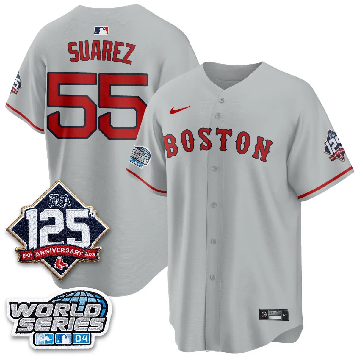 BOS Throwback 2004 Vapor Jersey - Stitched by Boston Red Sox