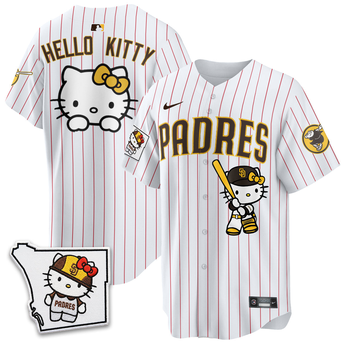 San Diego Padres x Meow KT Vapor Limited Jersey - All Stitched V2 by San Diego Padres