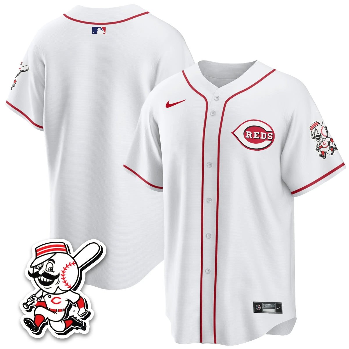 Cincinnati Reds 2026 City Connect Limited Vapor Jersey - All Stitched by Cincinnati Reds