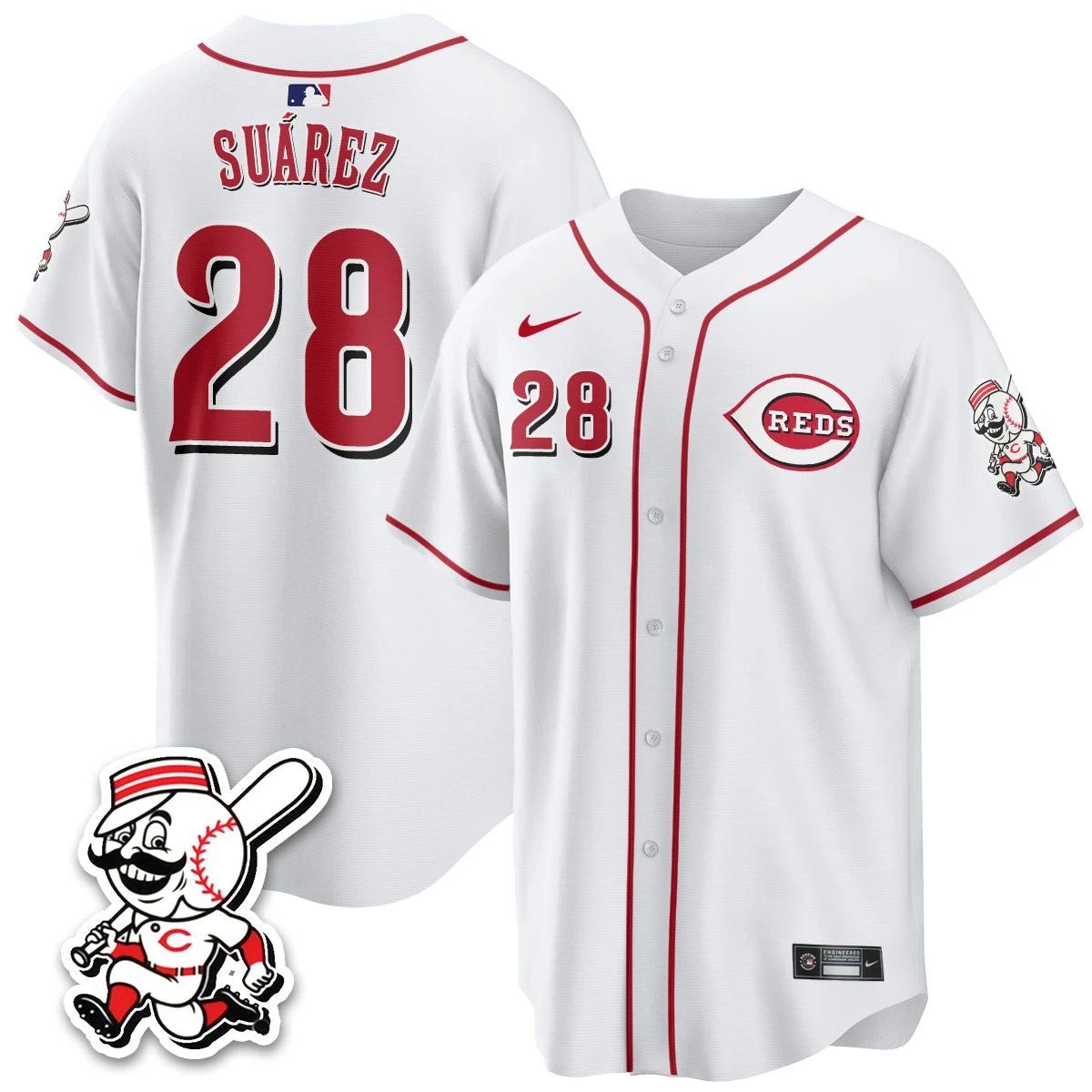Cincinnati Reds 2026 City Connect Limited Vapor Jersey - All Stitched by Cincinnati Reds