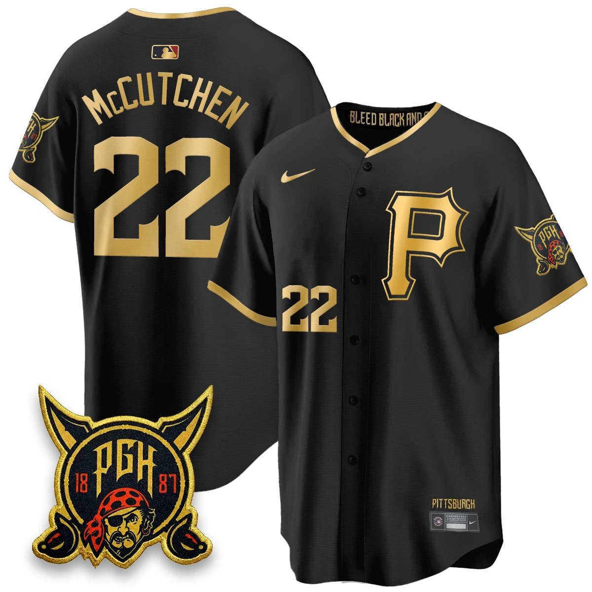 PIT 2026 City Connect Vapor Limited Jersey - All Stitched by Pittsburgh Pirates