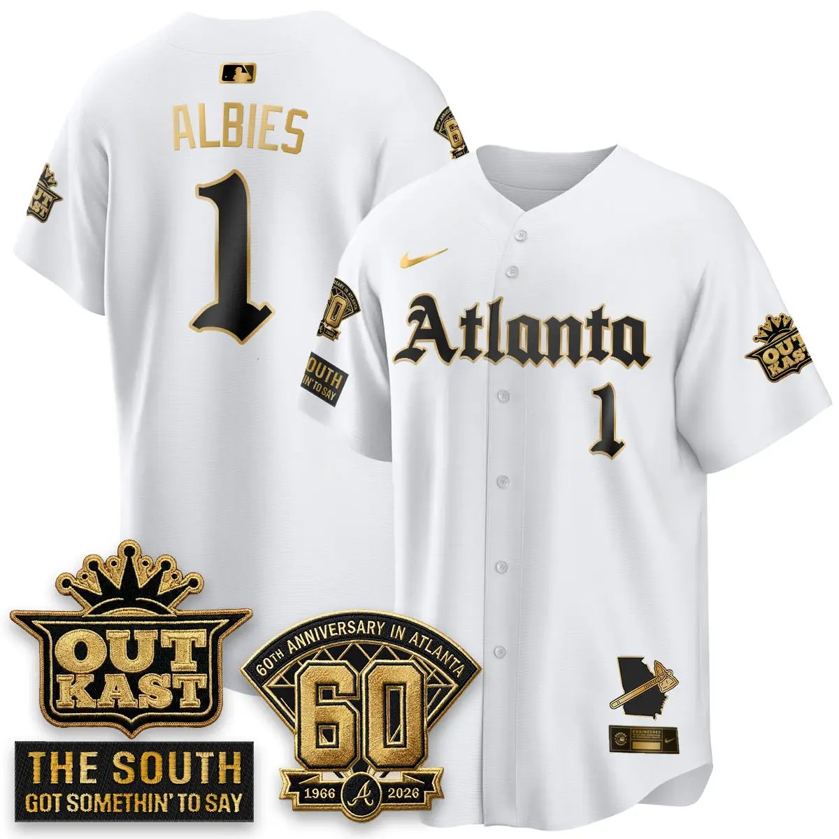 Atlanta Braves 2026 Gothic Edition Vapor Limited Jersey - All Stitched by Atlanta Braves