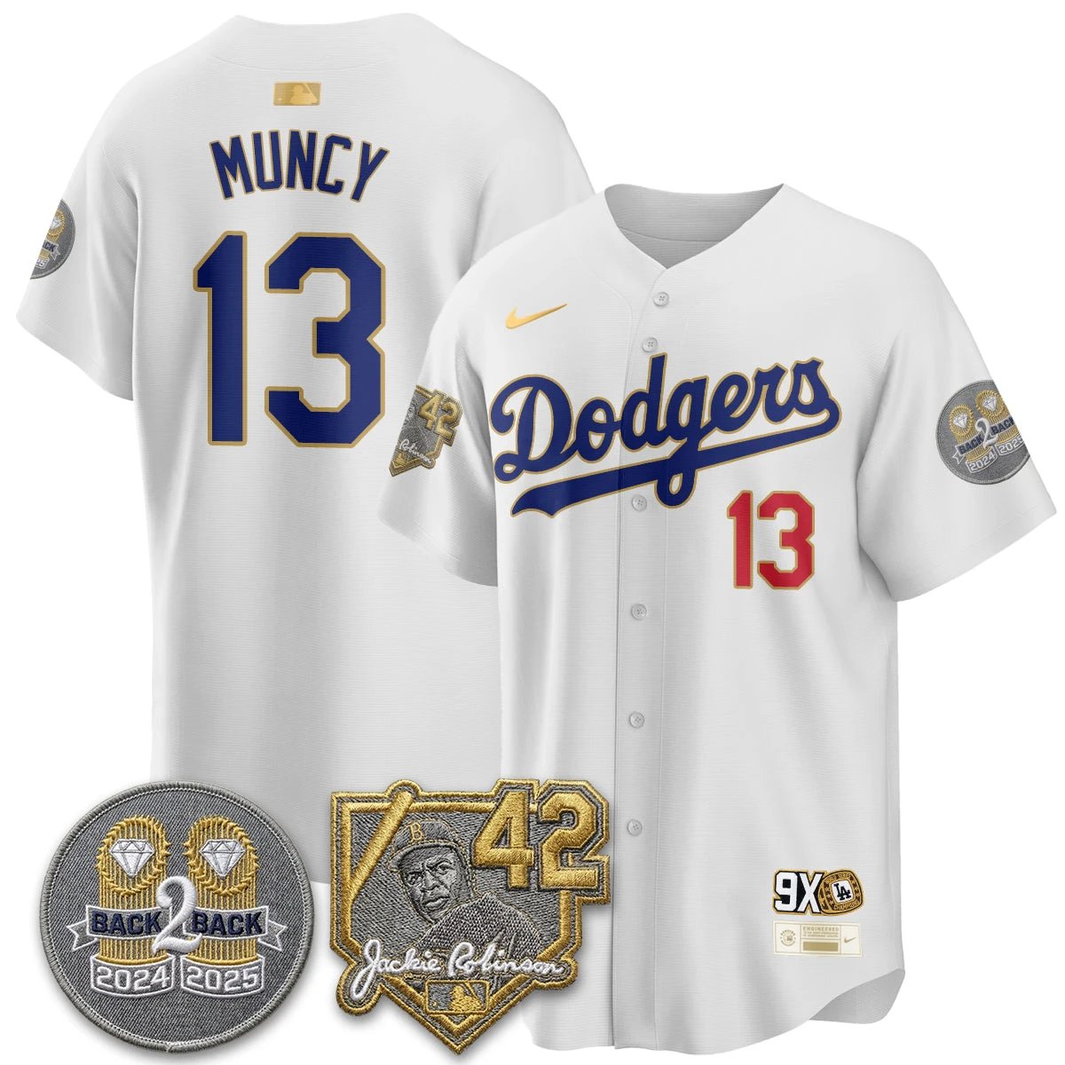 Los Angeles Dodgers - 2026 Jackie Robinson Day Vapor Limited Jersey - All Stitched by Los Angeles Dodgers