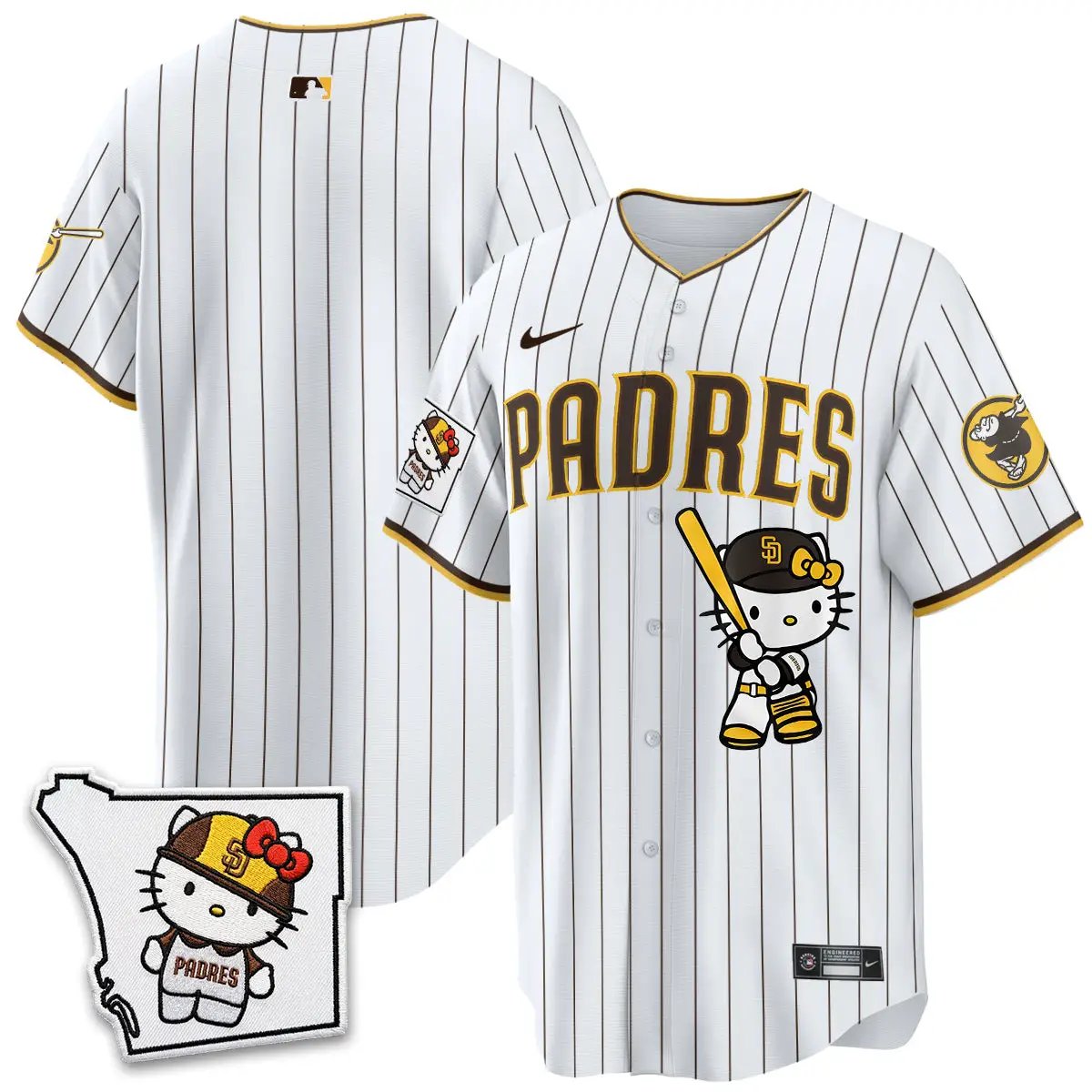 San Diego Padres x Meow KT Vapor Limited Jersey - All Stitched V2 by San Diego Padres