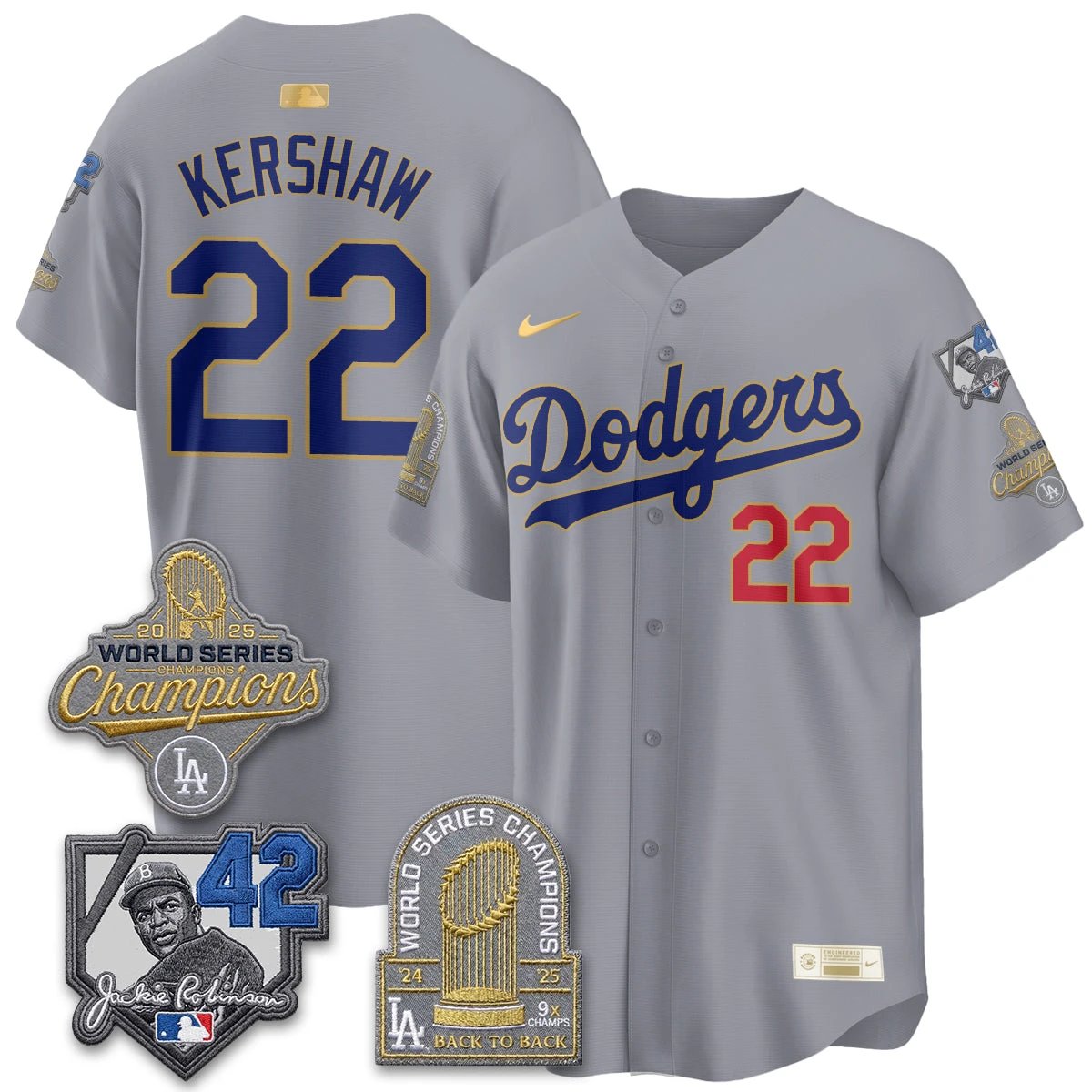 LAD 2026 Jackie Robinson New Era Vapor Limited Jersey - All Stitched by Los Angeles Dodgers