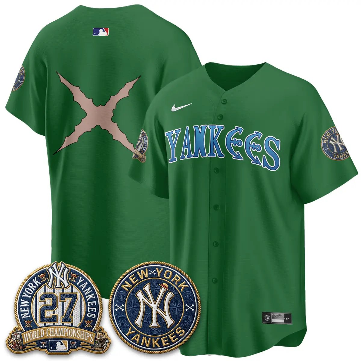 NYY x Japanese Cartoon Limited Jersey - Stitched by New York Yankees