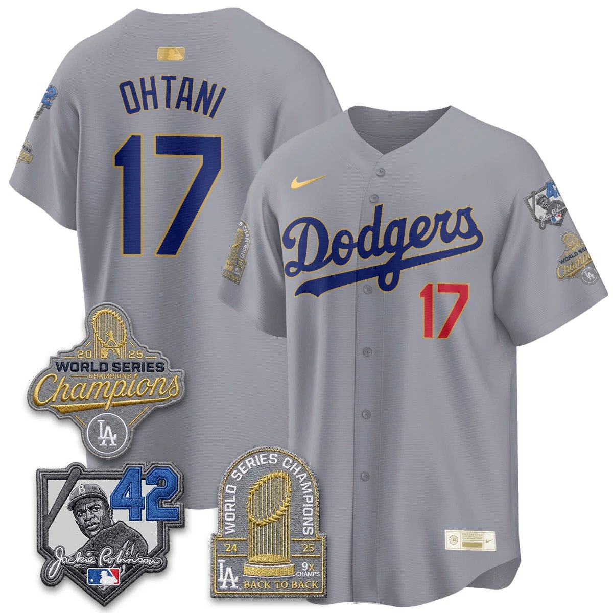 LAD 2026 Jackie Robinson New Era Vapor Limited Jersey - All Stitched by Los Angeles Dodgers