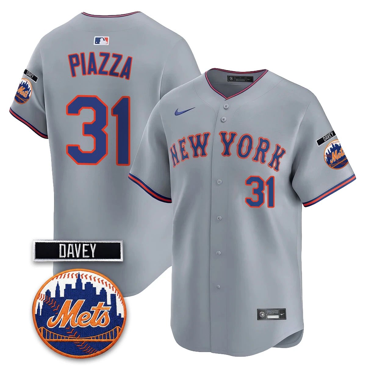 NYM 2026 Davey Johnson Memorial Vapor Limited Jersey - All Stitched by New York Mets