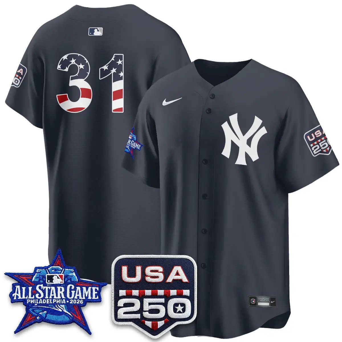 NYY 2026 All Star Edition Vapor Jersey - Stitched by New York Yankees