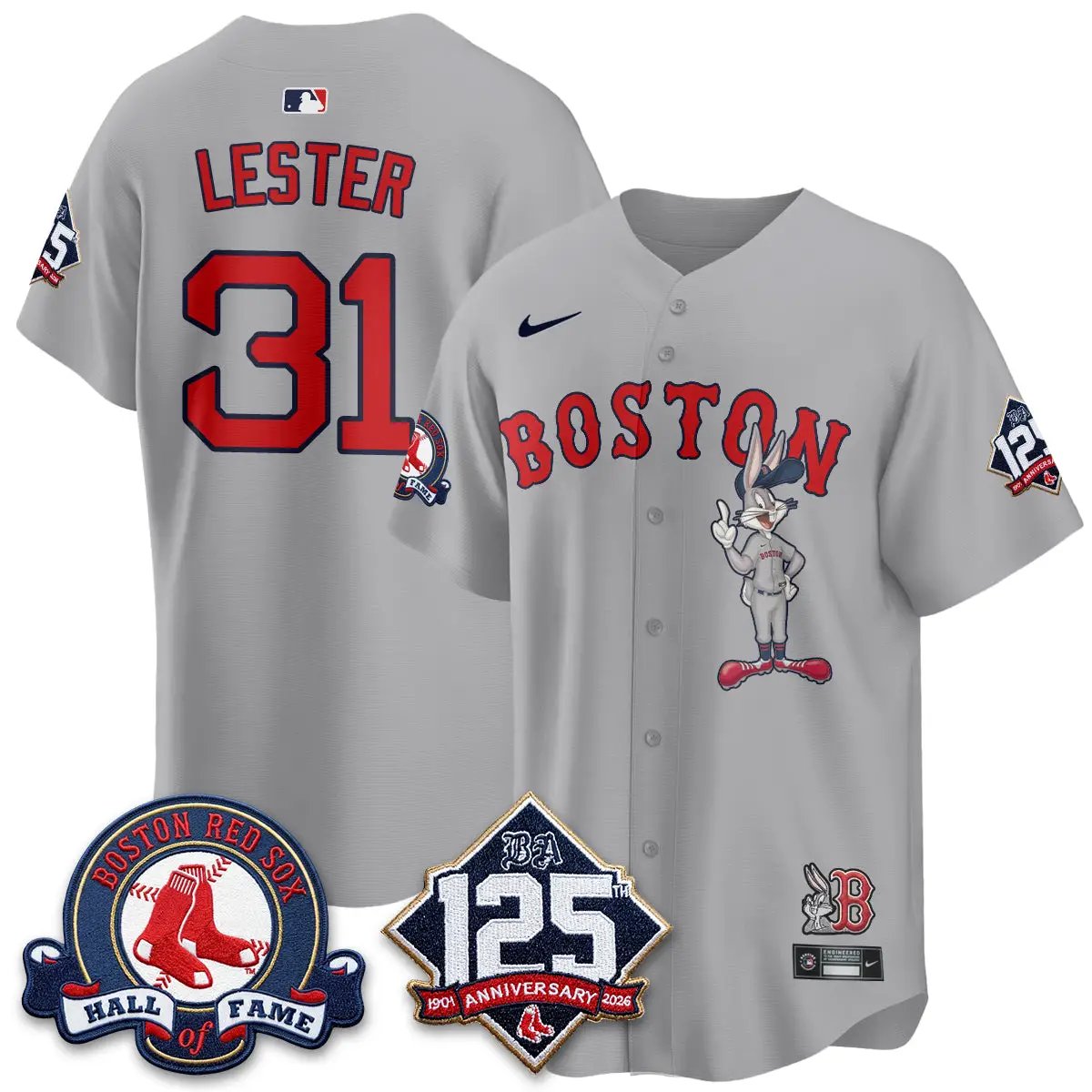BOS x Bunny Vapor Premier Limited Jersey - Stitched by Boston Red Sox