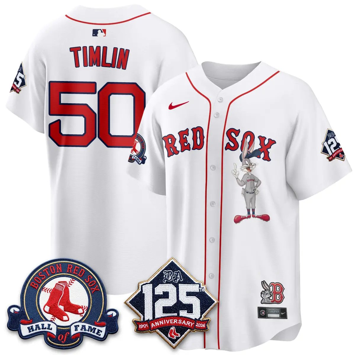 BOS x Bunny Vapor Premier Limited Jersey - Stitched by Boston Red Sox