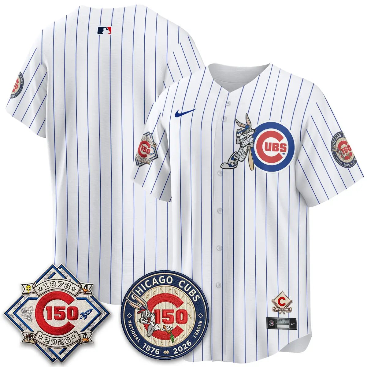 CHC x Bunny Vapor Premier Limited Jersey - Stitched by Chicago Cubs