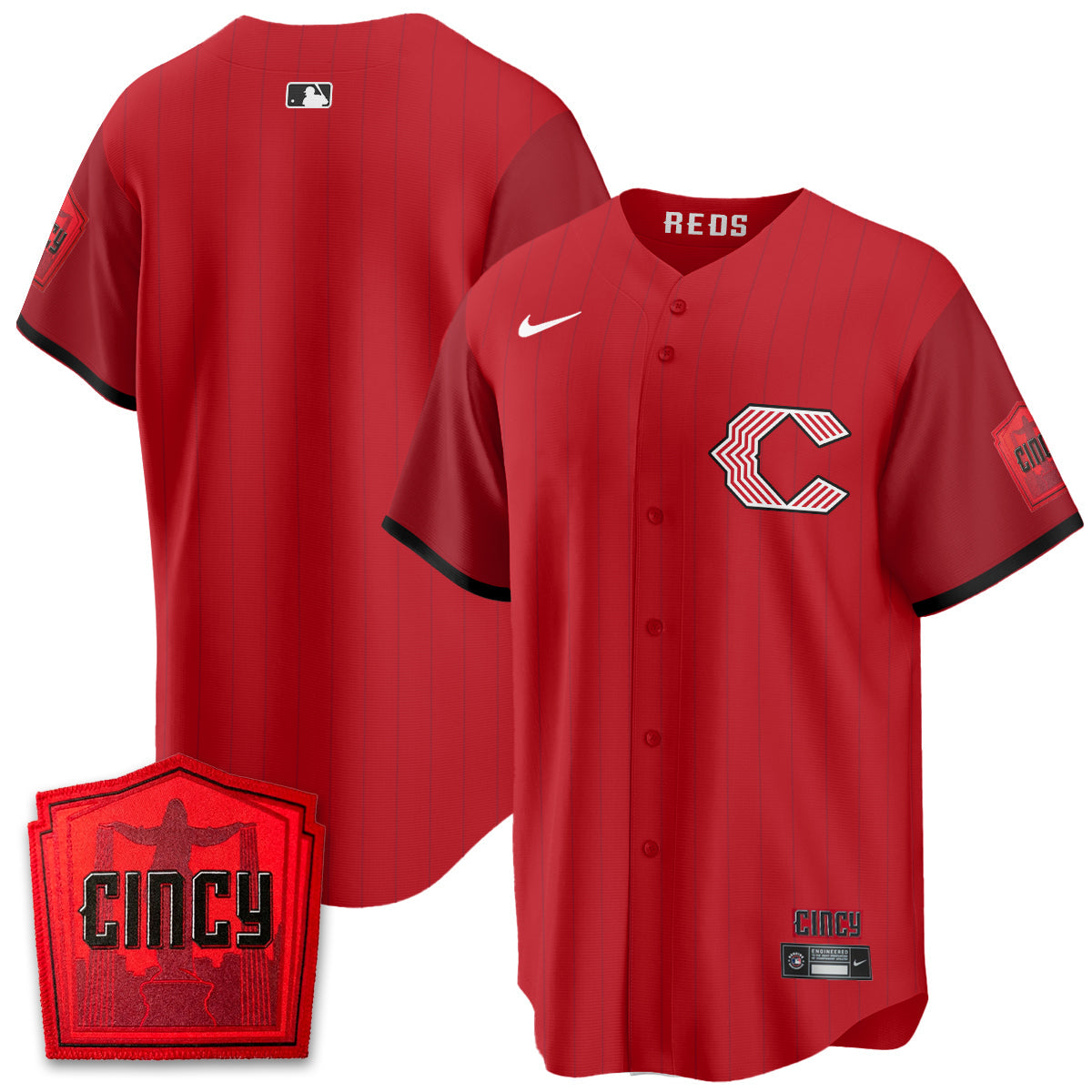 CIN 2026 City Connect Limited Premier Vapor Jersey - All Stitched by Cincinnati Reds