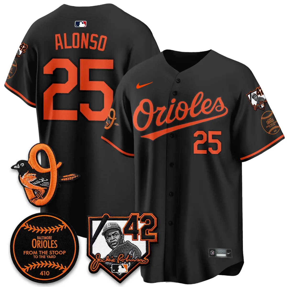 Baltimore Orioles 2026 Jackie Robinson Day Vapor Limited Jersey - All Stitched by Baltimore Orioles