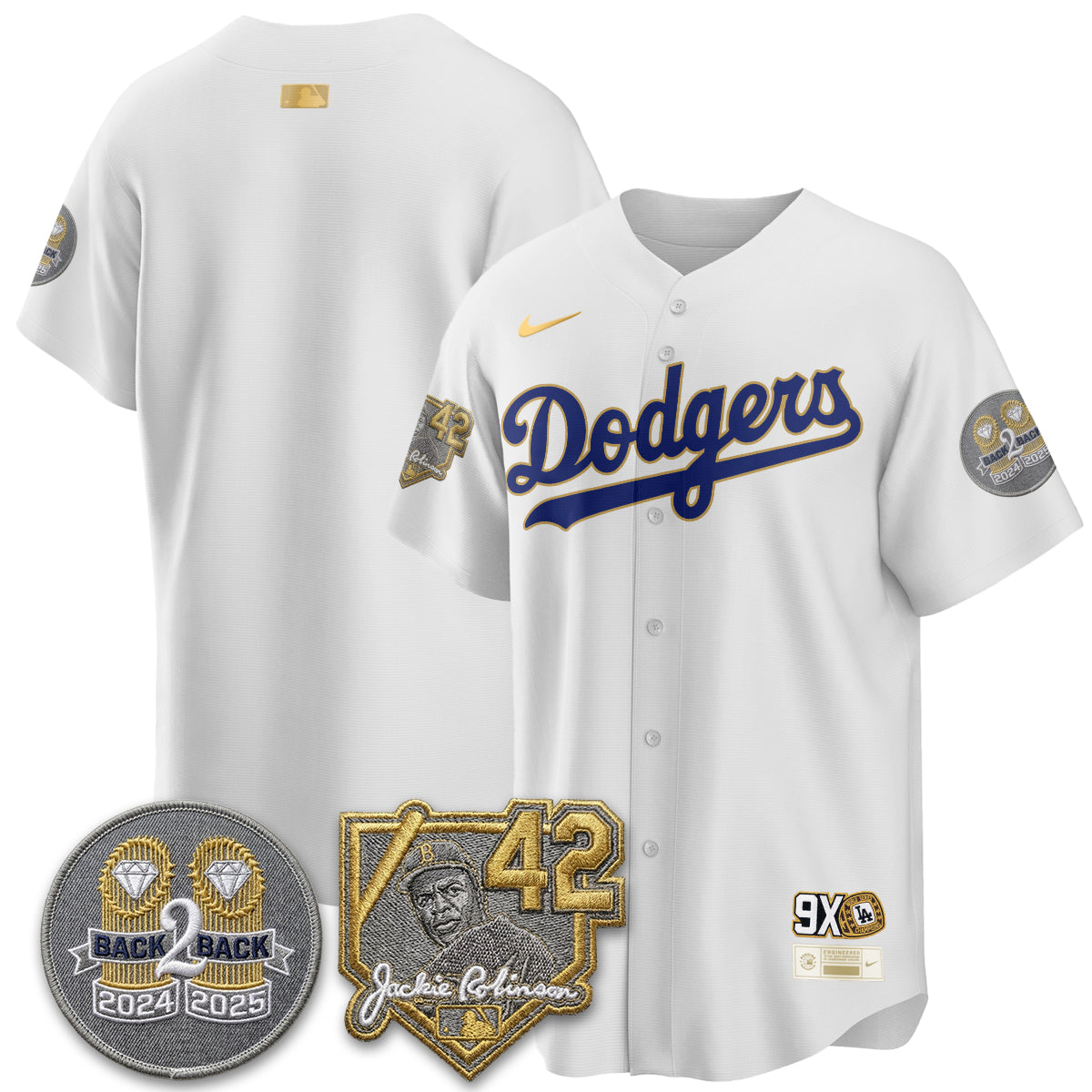 Los Angeles Dodgers - 2026 Jackie Robinson Day Vapor Limited Jersey - All Stitched by Los Angeles Dodgers