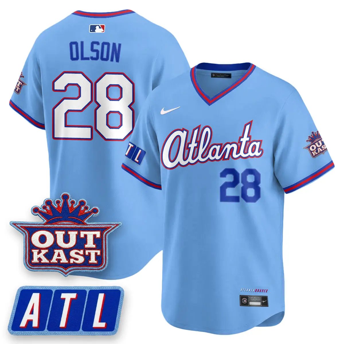 ATL 2026 City Connect x Outkast Patch Vapor Limited Jersey - All Stitched by Atlanta Braves