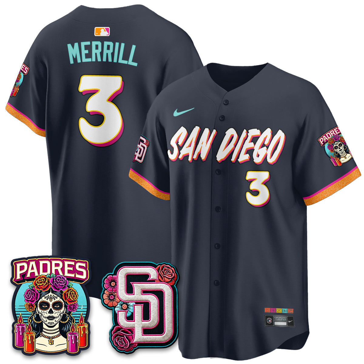 SD 2026 City Connect Vapor Premier Limited Jersey - All Stitched V2 by San Diego Padres