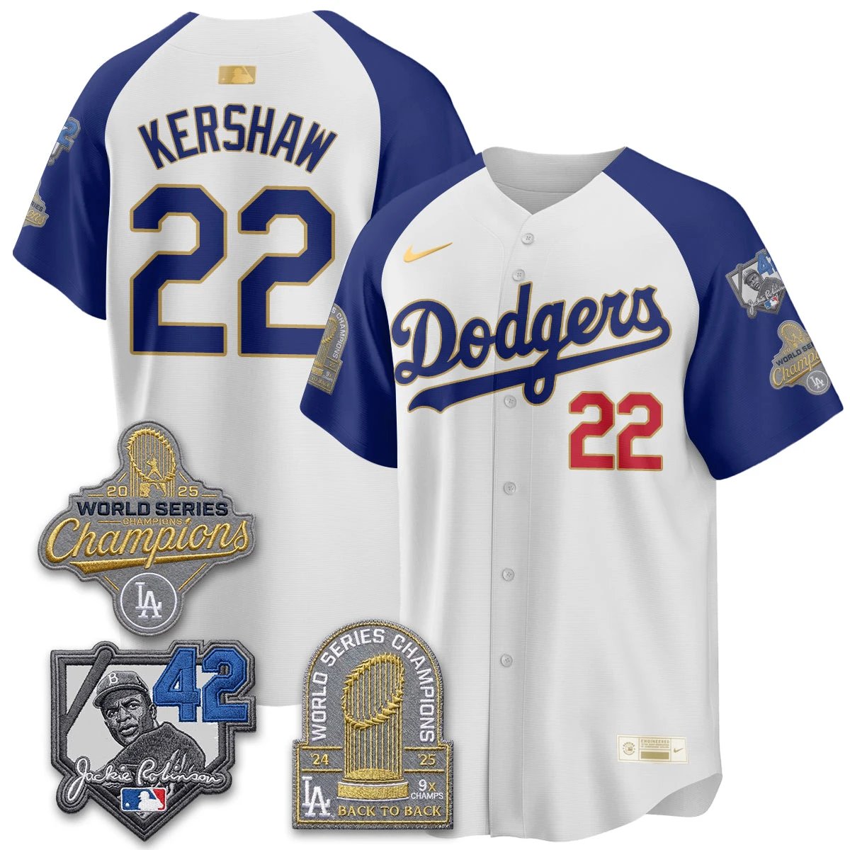 LAD 2026 Jackie Robinson New Era Vapor Limited Jersey - All Stitched by Los Angeles Dodgers