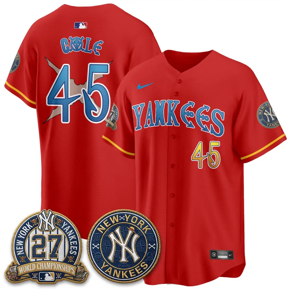 NYY x Japanese Cartoon Limited Jersey - Stitched by New York Yankees